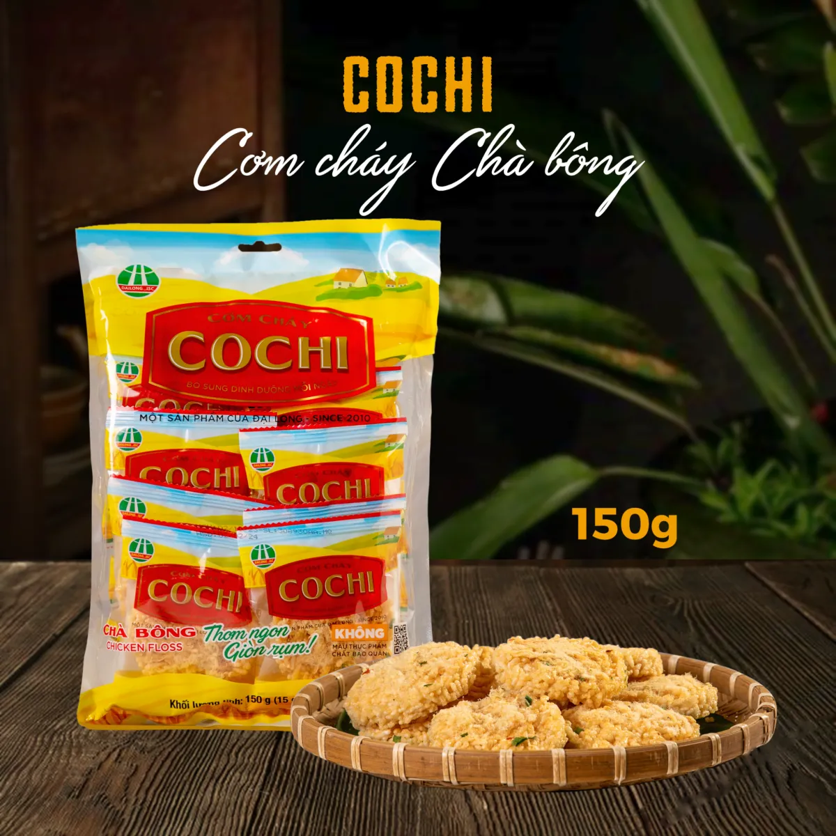 Cơm cháy Cochi chà bông túi 150 g